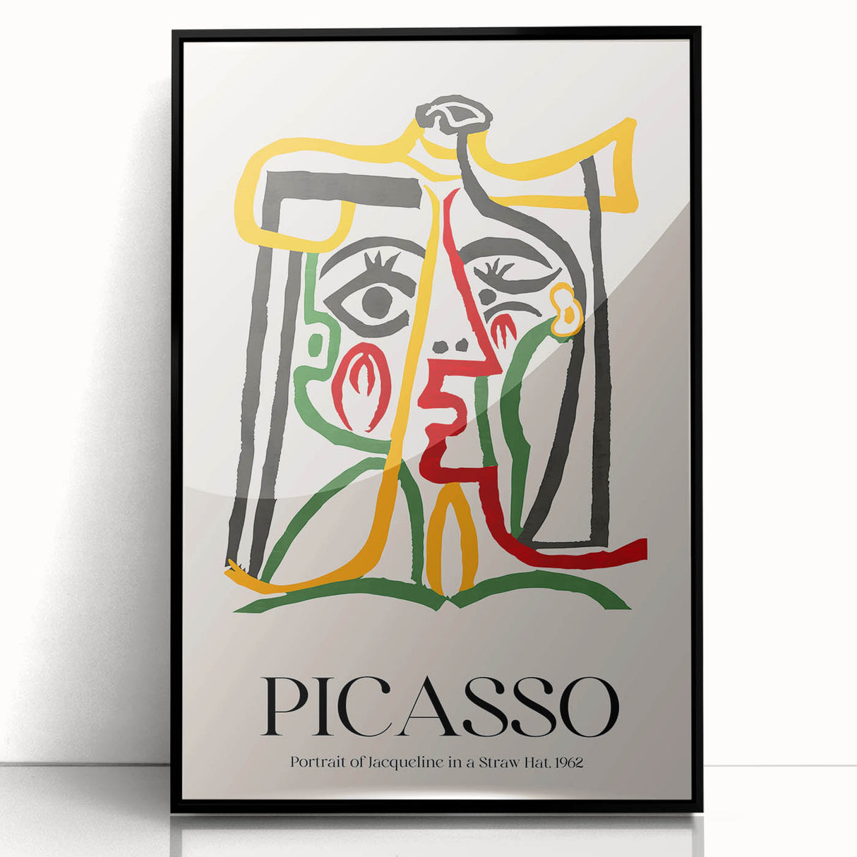 Contemporary Art Prints - Modern Wall Decor with Bold Abstract Portrait