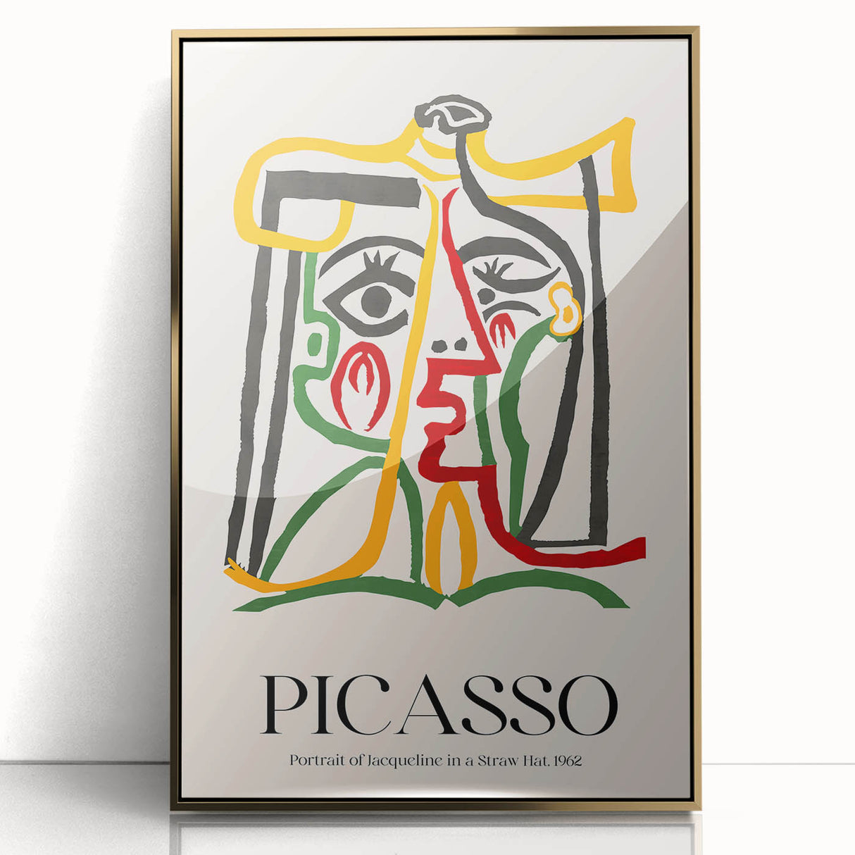 Contemporary Art Prints - Modern Wall Decor with Bold Abstract Portrait