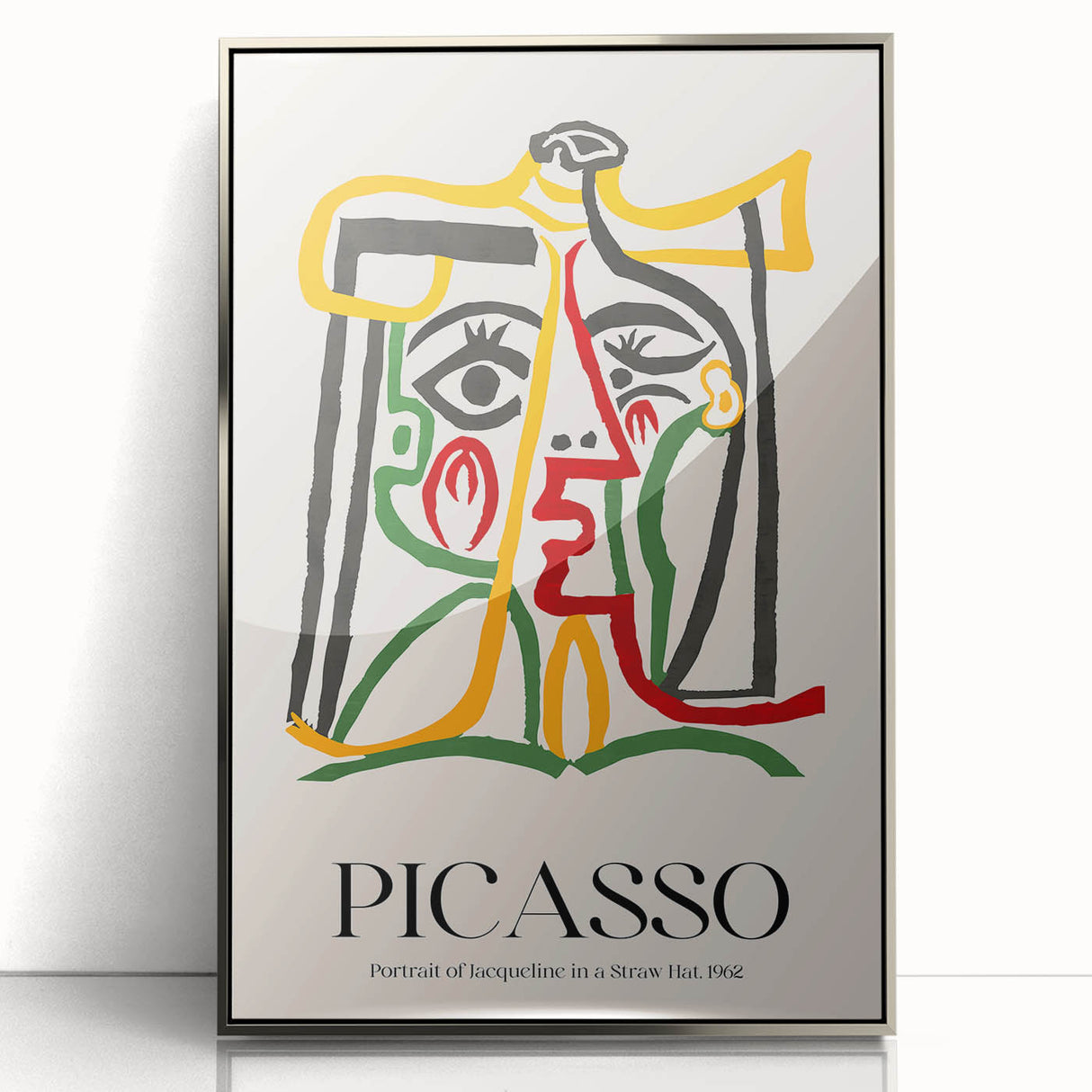 Contemporary Art Prints - Modern Wall Decor with Bold Abstract Portrait