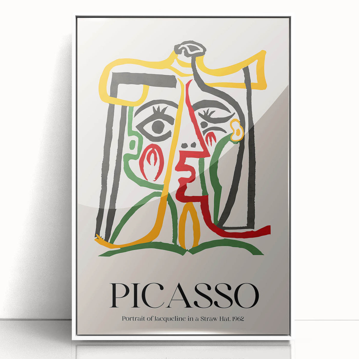 Contemporary Art Prints - Modern Wall Decor with Bold Abstract Portrait