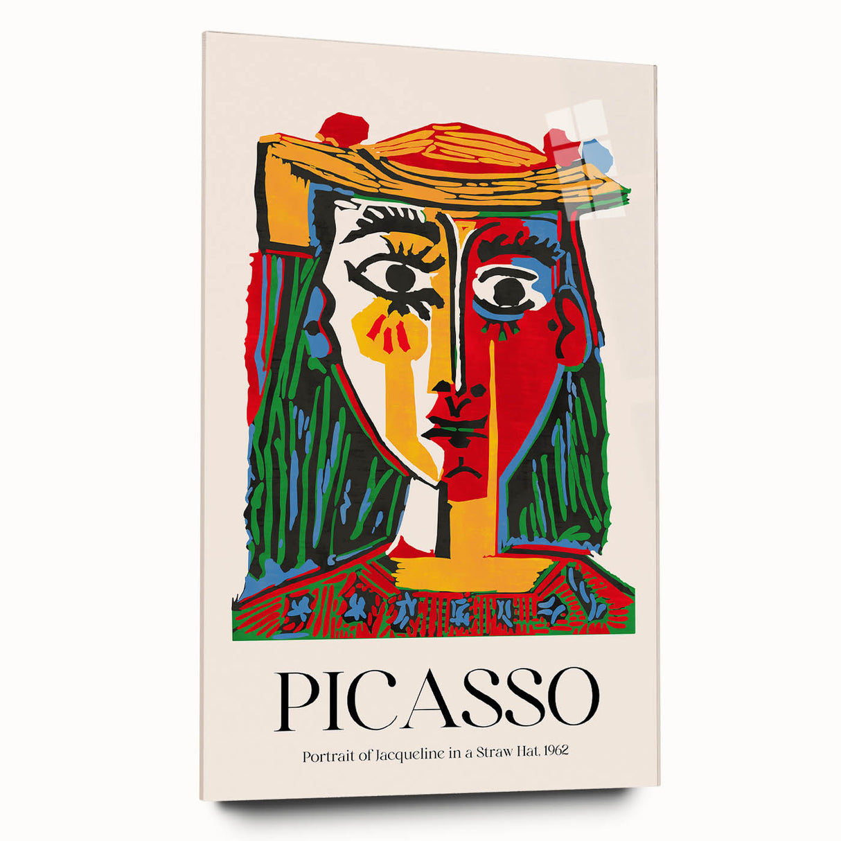 Contemporary Art Prints - Modern Wall Decor with Vibrant Abstract Portrait