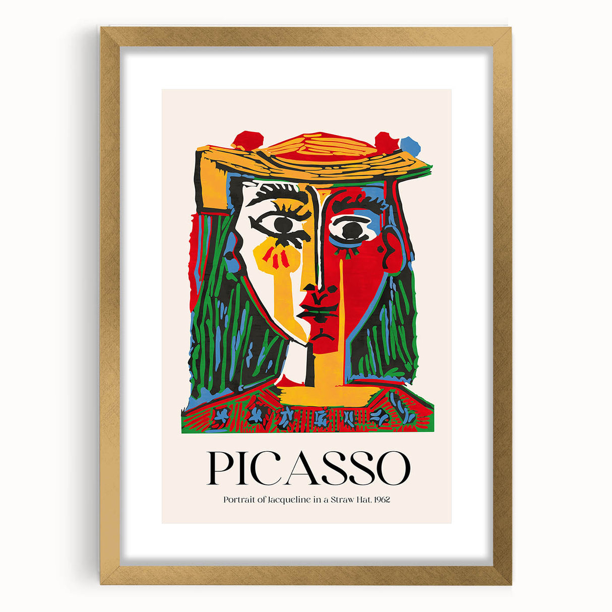 Contemporary Art Prints - Modern Wall Decor with Vibrant Abstract Portrait