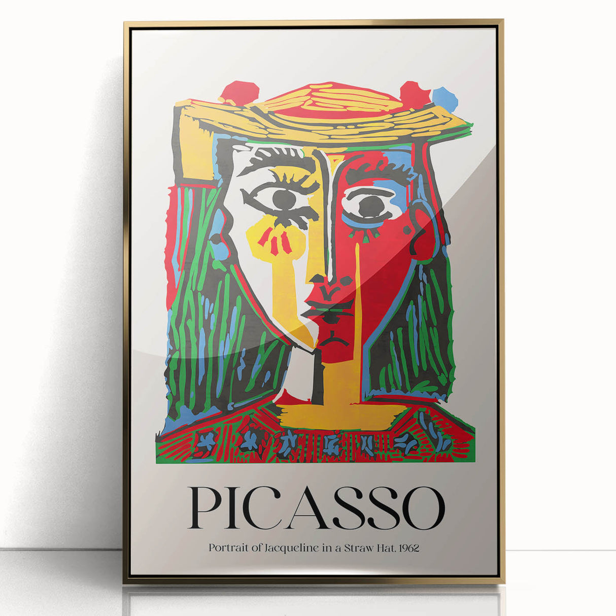 Contemporary Art Prints - Modern Wall Decor with Vibrant Abstract Portrait