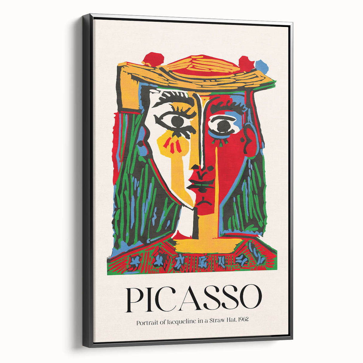 Contemporary Art Prints - Modern Wall Decor with Vibrant Abstract Portrait