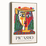 Contemporary Art Prints - Modern Wall Decor with Vibrant Abstract Portrait
