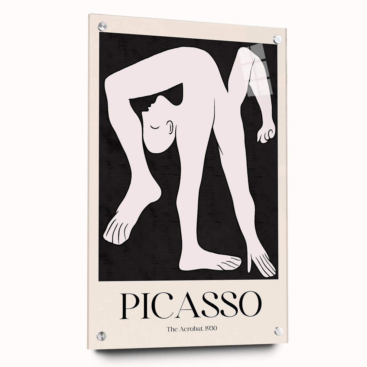 Contemporary Art Prints - Modern Wall Decor Featuring Abstract Acrobat