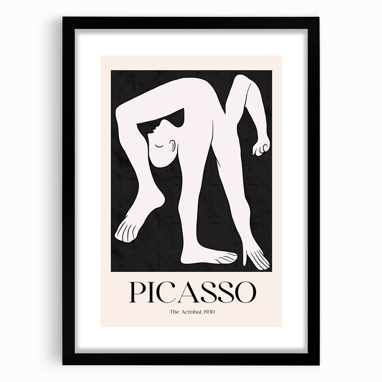 Contemporary Art Prints - Modern Wall Decor Featuring Abstract Acrobat