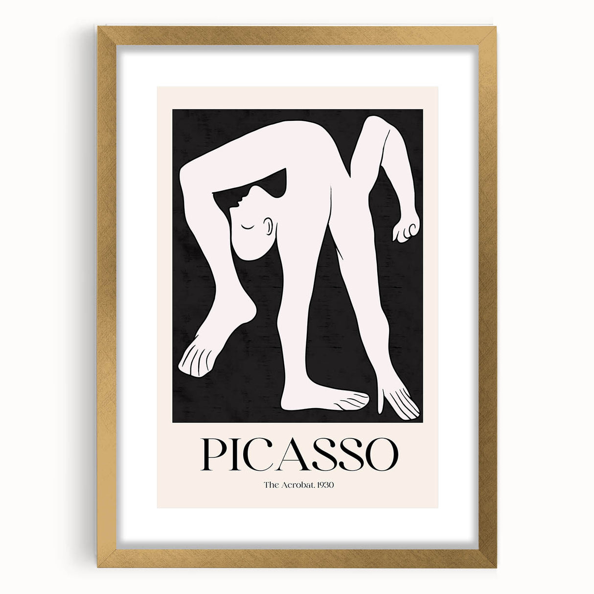 Contemporary Art Prints - Modern Wall Decor Featuring Abstract Acrobat