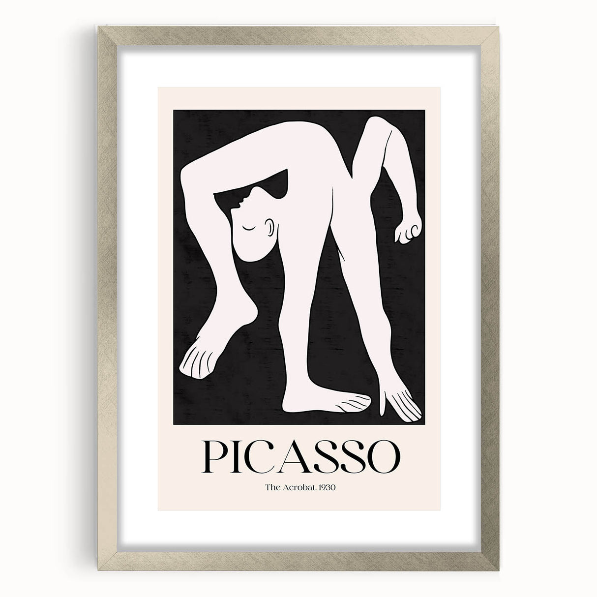 Contemporary Art Prints - Modern Wall Decor Featuring Abstract Acrobat