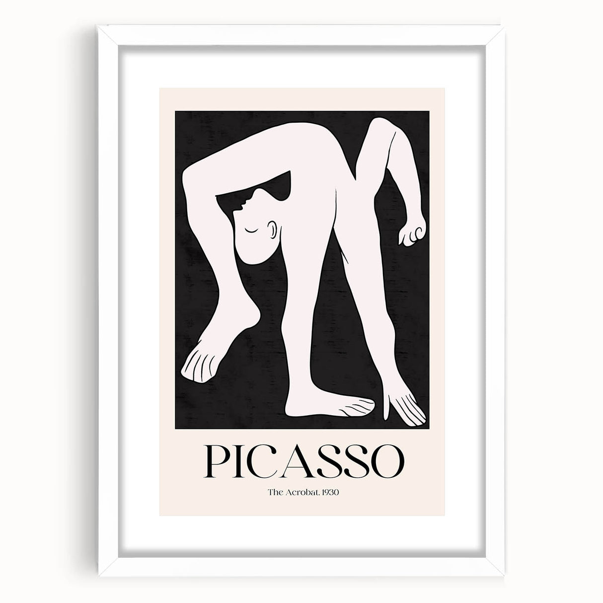Contemporary Art Prints - Modern Wall Decor Featuring Abstract Acrobat