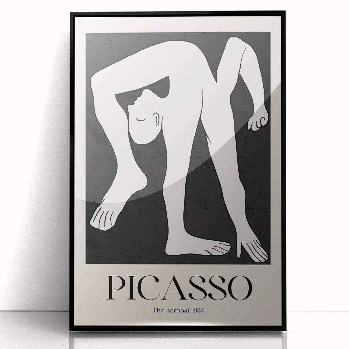 Contemporary Art Prints - Modern Wall Decor Featuring Abstract Acrobat