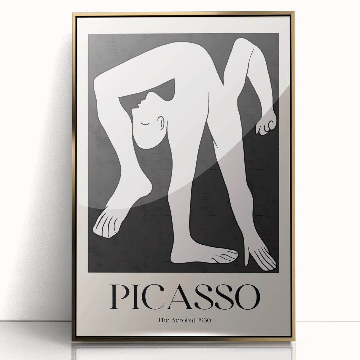 Contemporary Art Prints - Modern Wall Decor Featuring Abstract Acrobat