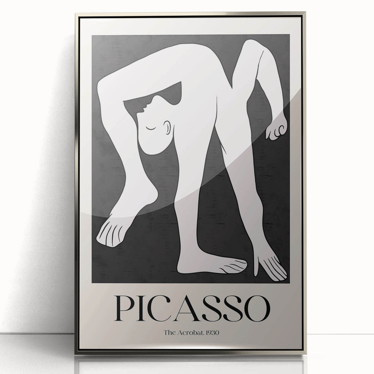 Contemporary Art Prints - Modern Wall Decor Featuring Abstract Acrobat