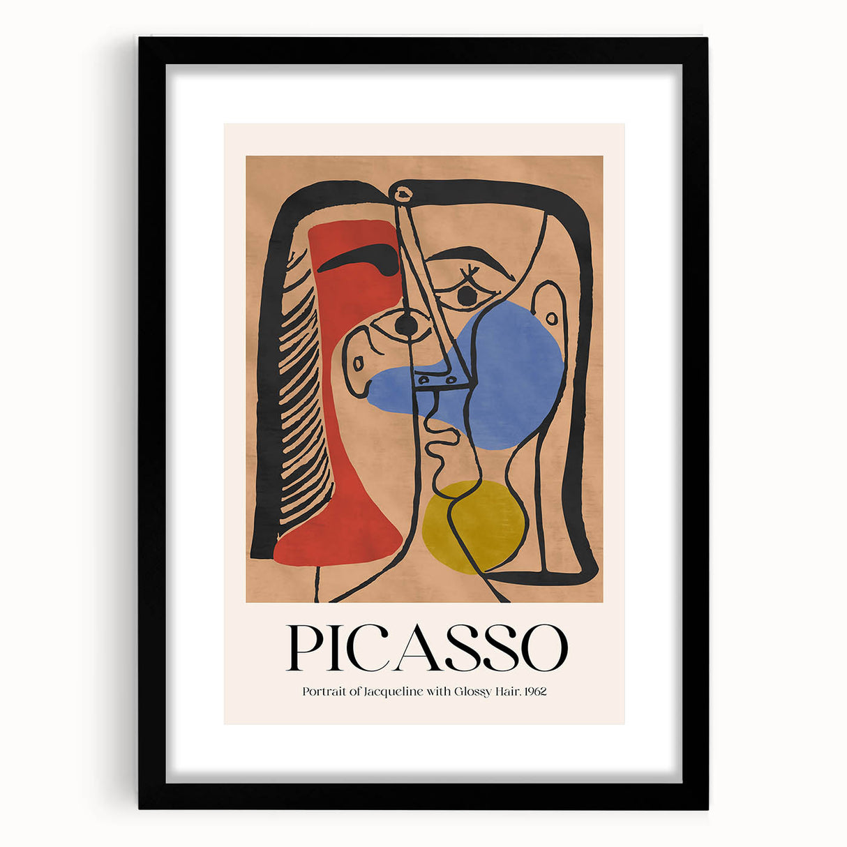 Contemporary Art Prints - Modern Wall Decor Featuring Abstract Portrait