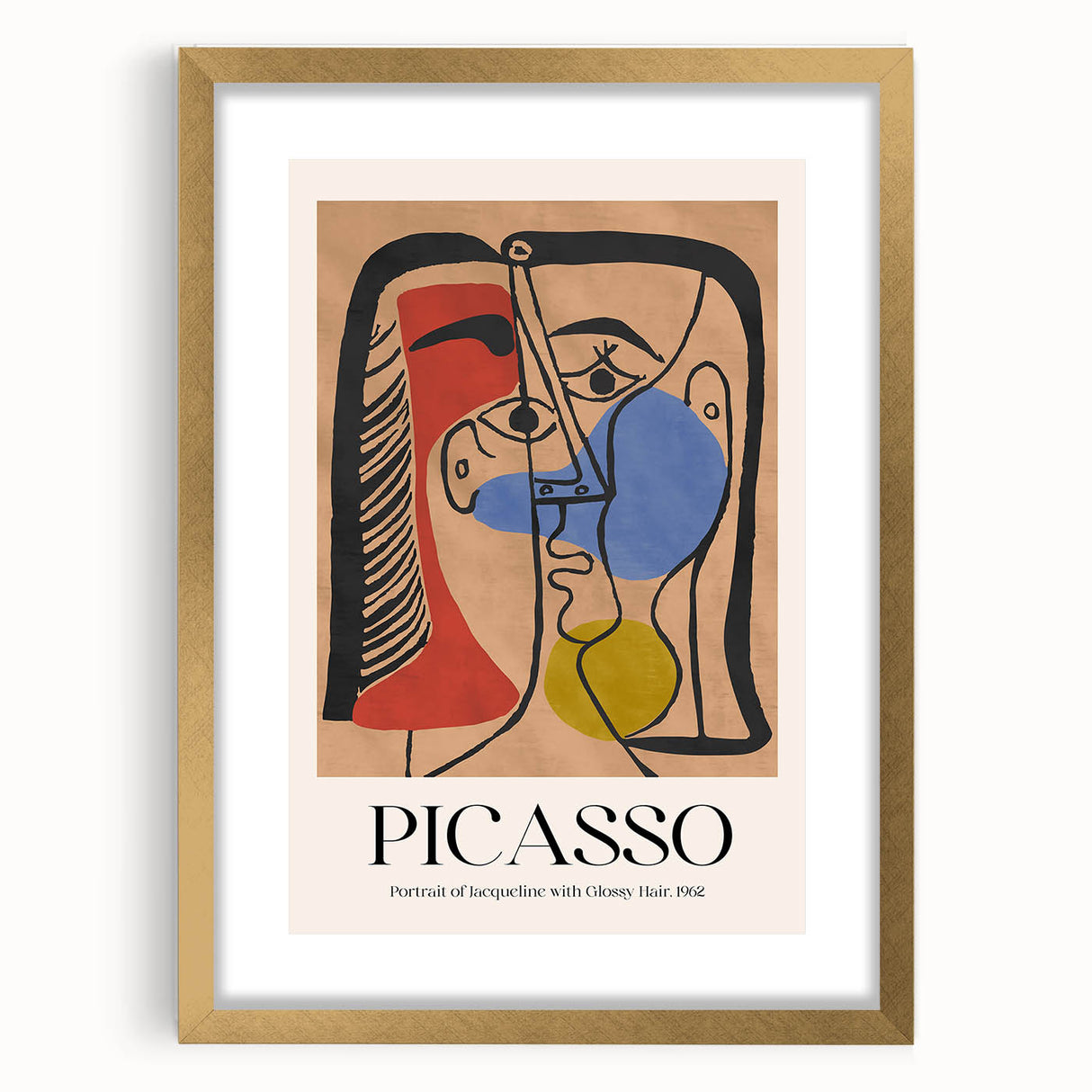 Contemporary Art Prints - Modern Wall Decor Featuring Abstract Portrait