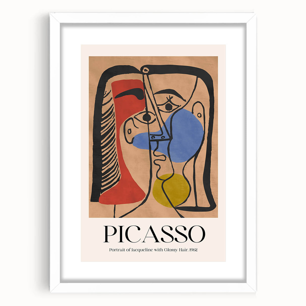Contemporary Art Prints - Modern Wall Decor Featuring Abstract Portrait