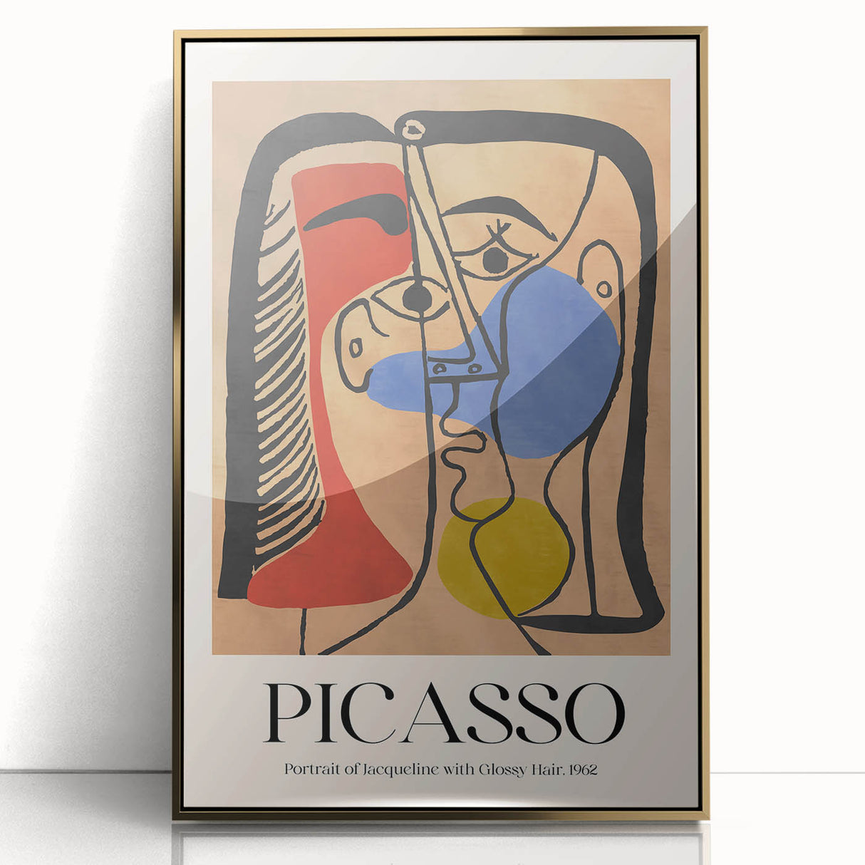 Contemporary Art Prints - Modern Wall Decor Featuring Abstract Portrait
