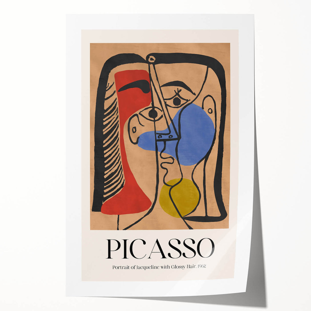 Contemporary Art Prints - Modern Wall Decor Featuring Abstract Portrait