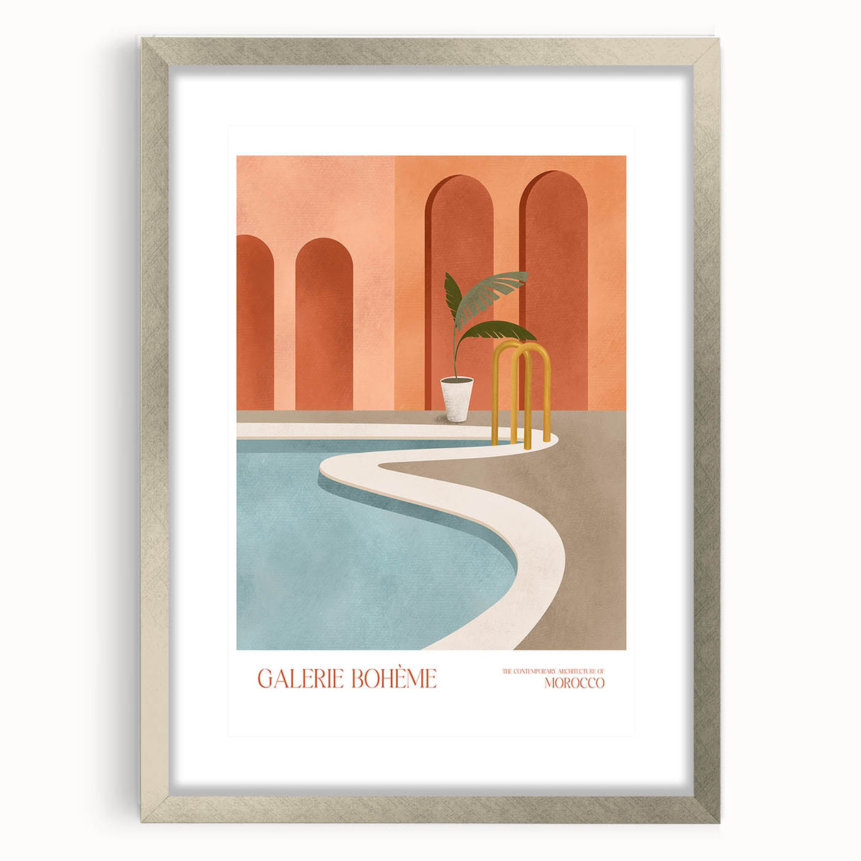 Contemporary Art Prints - Modern Wall Decor with Moroccan Architecture
