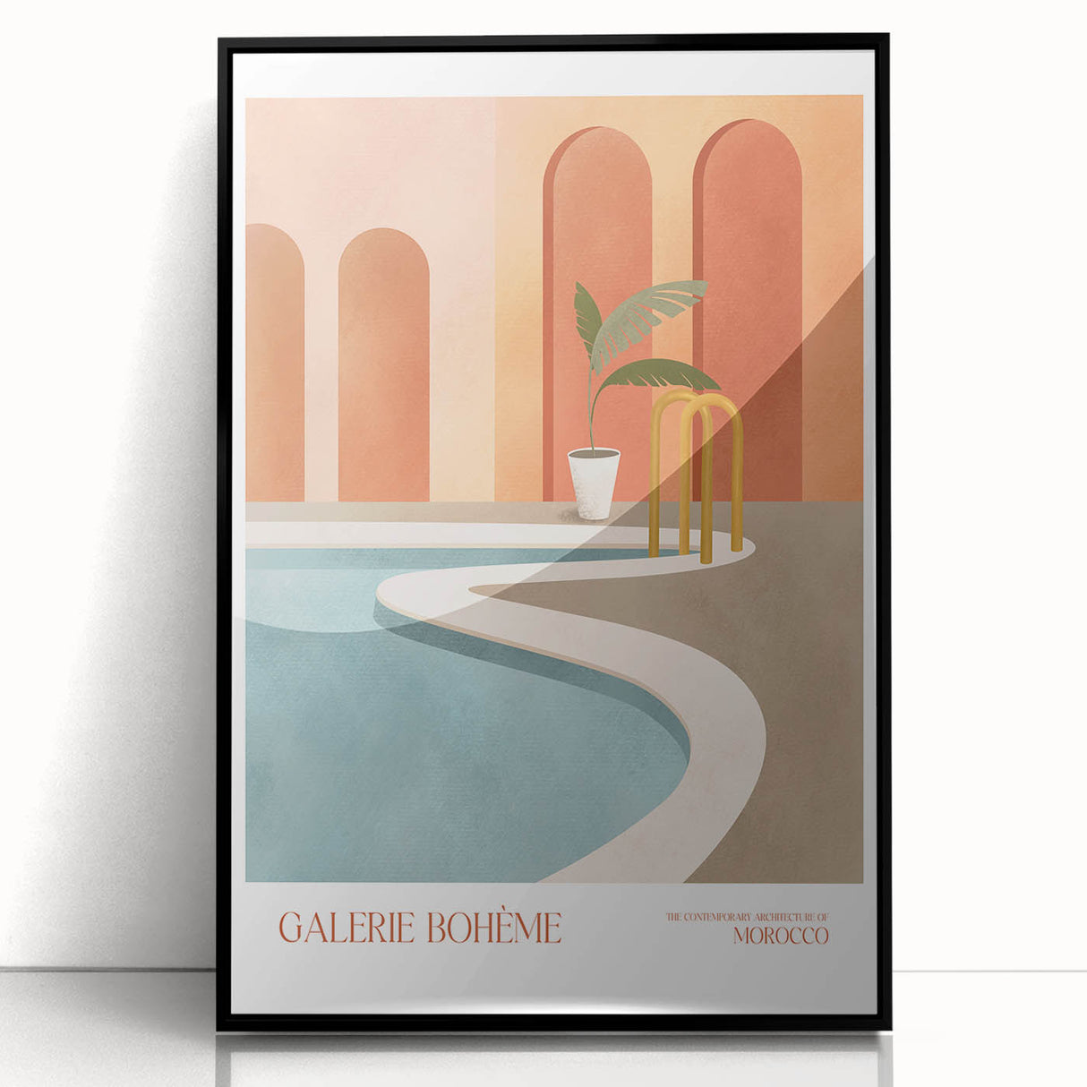 Contemporary Art Prints - Modern Wall Decor with Moroccan Architecture