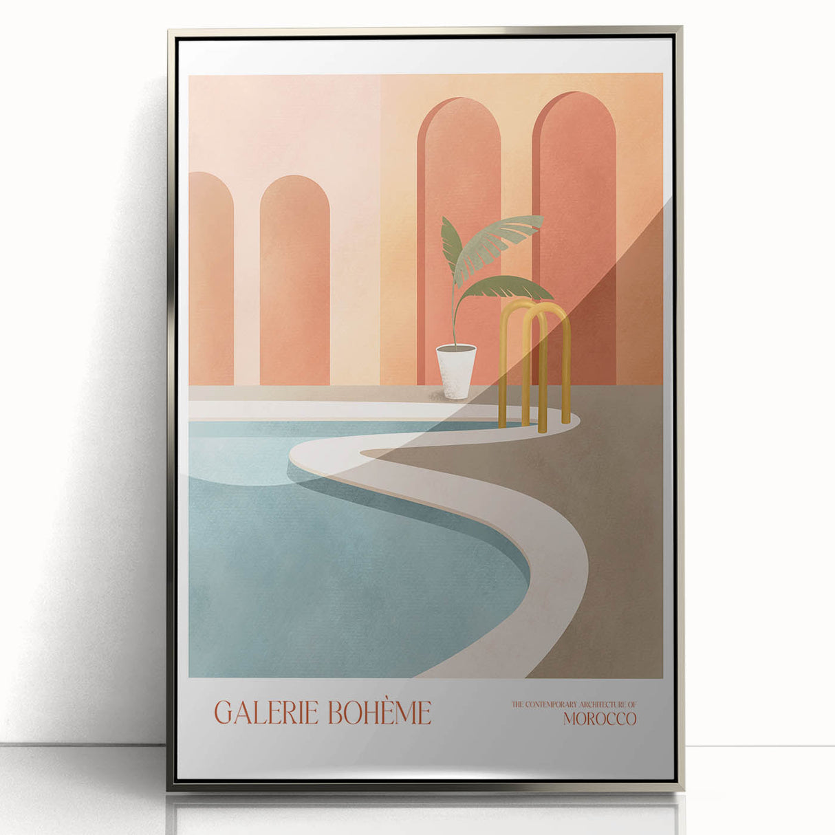 Contemporary Art Prints - Modern Wall Decor with Moroccan Architecture