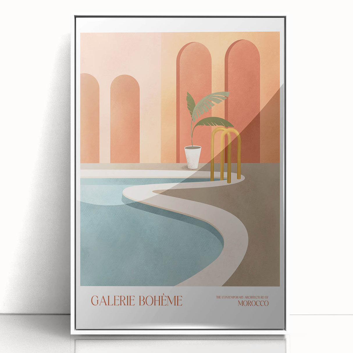 Contemporary Art Prints - Modern Wall Decor with Moroccan Architecture