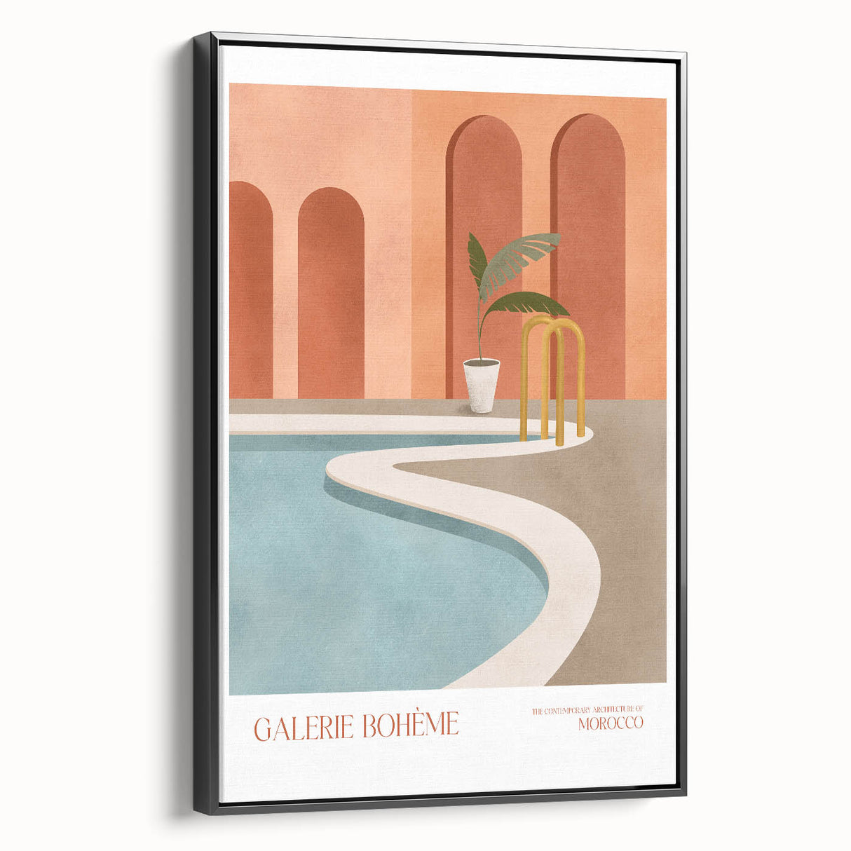 Contemporary Art Prints - Modern Wall Decor with Moroccan Architecture
