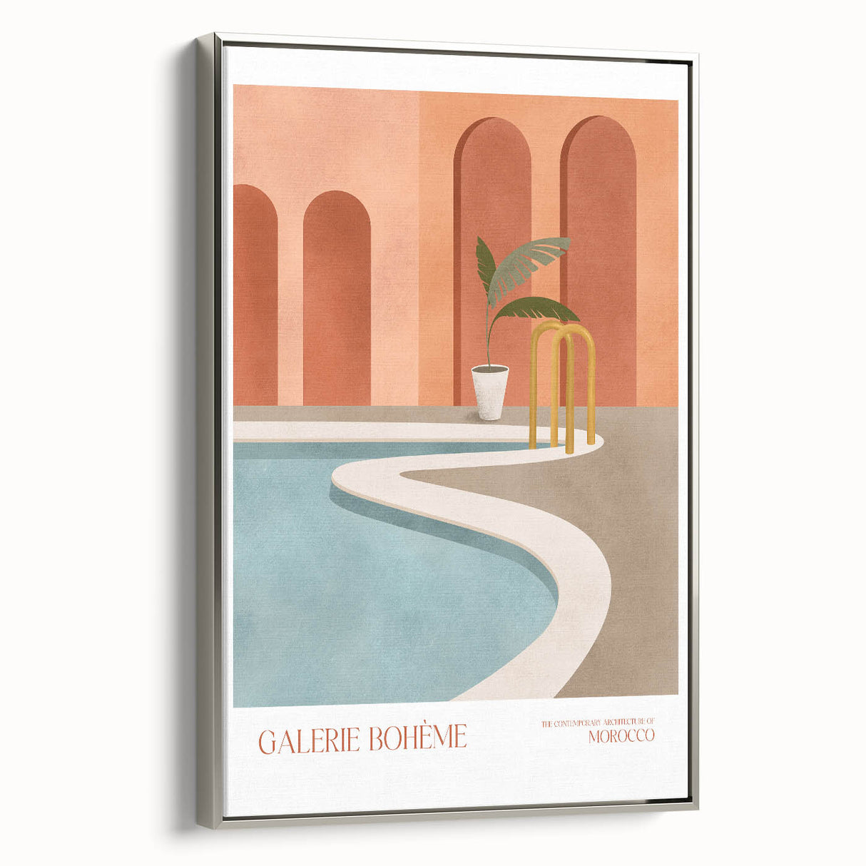 Contemporary Art Prints - Modern Wall Decor with Moroccan Architecture