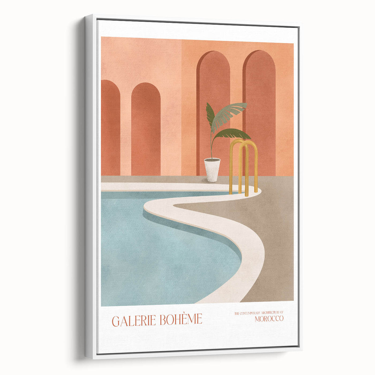 Contemporary Art Prints - Modern Wall Decor with Moroccan Architecture