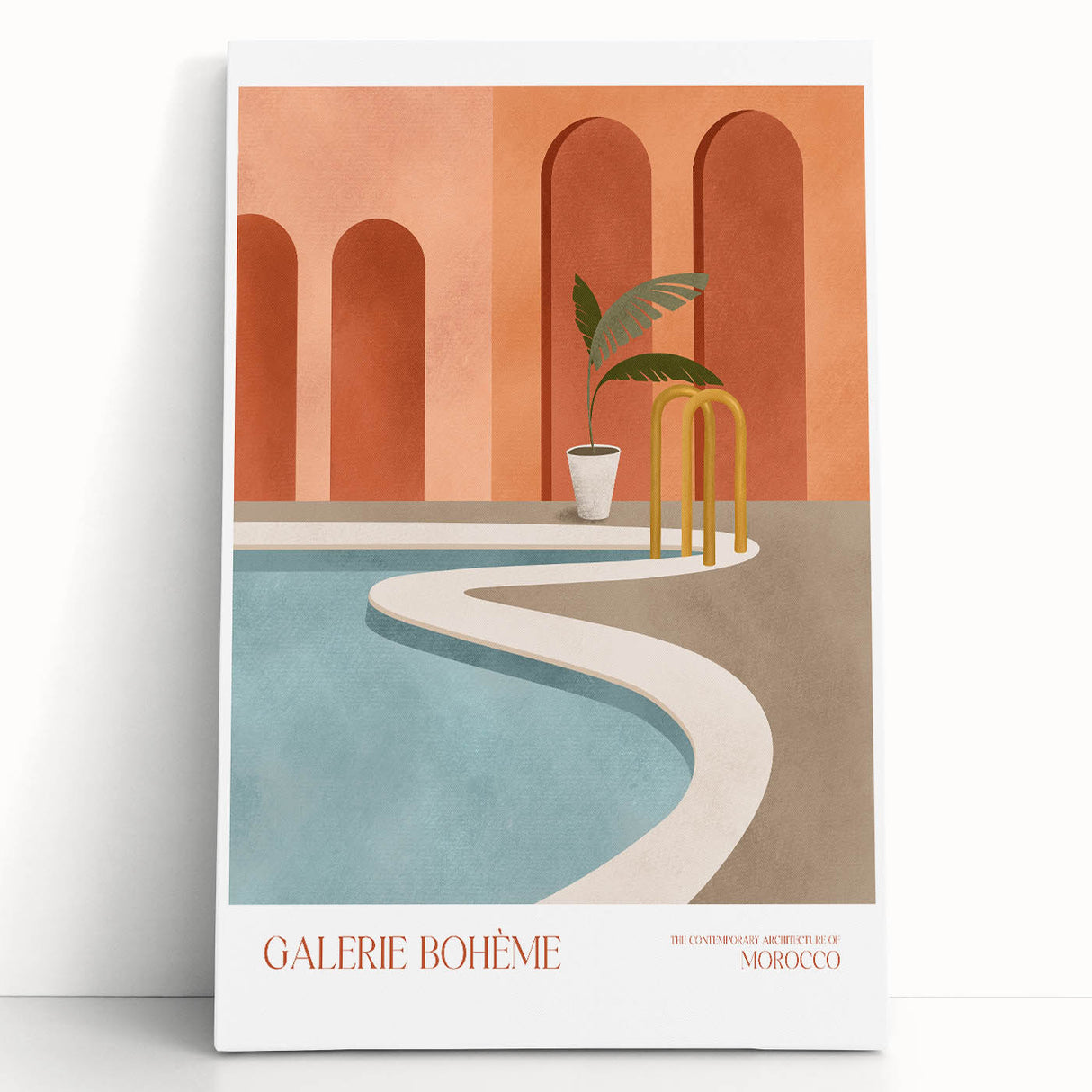 Contemporary Art Prints - Modern Wall Decor with Moroccan Architecture