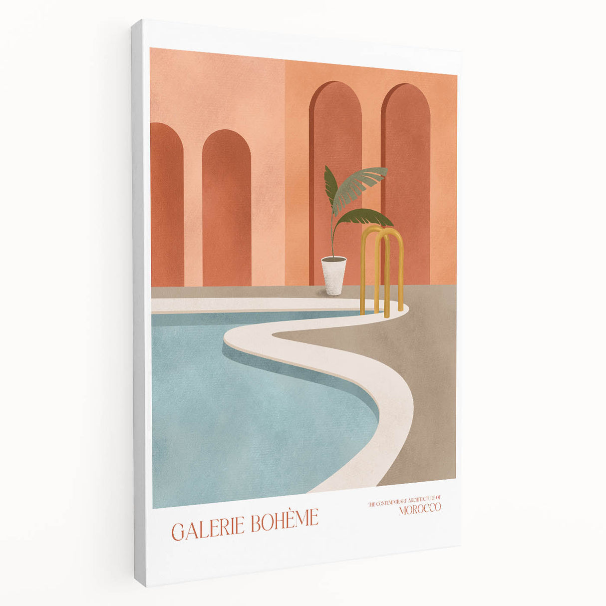 Contemporary Art Prints - Modern Wall Decor with Moroccan Architecture