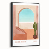 Contemporary Art Prints - Modern Wall Decor with Moroccan Staircase Scene