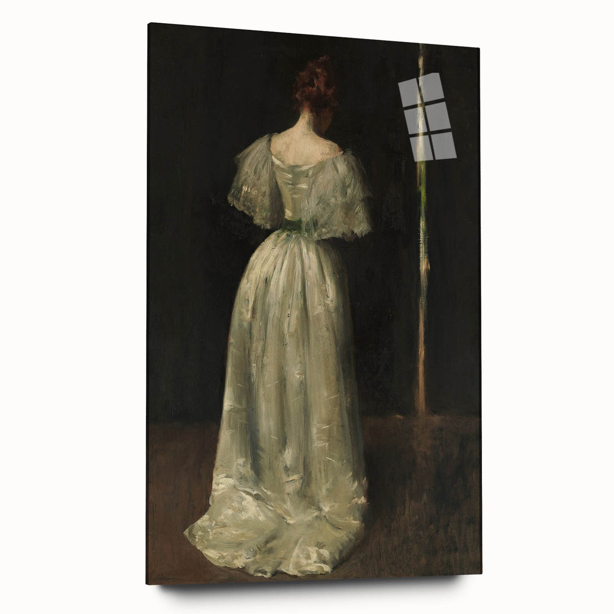 Woman in Elegant Gown – Dark Academia Wall Art, Moody Aesthetic Decor