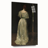 Woman in Elegant Gown – Dark Academia Wall Art, Moody Aesthetic Decor