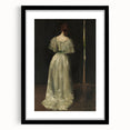 Woman in Elegant Gown – Dark Academia Wall Art, Moody Aesthetic Decor