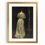 Woman in Elegant Gown – Dark Academia Wall Art, Moody Aesthetic Decor