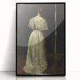 Woman in Elegant Gown – Dark Academia Wall Art, Moody Aesthetic Decor