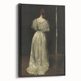 Woman in Elegant Gown – Dark Academia Wall Art, Moody Aesthetic Decor