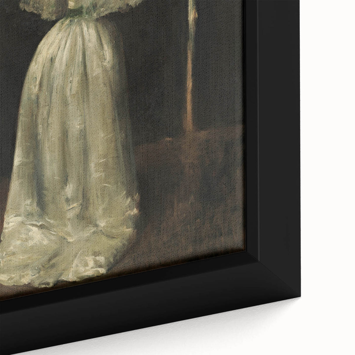 Woman in Elegant Gown – Dark Academia Wall Art, Moody Aesthetic Decor