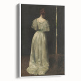 Woman in Elegant Gown – Dark Academia Wall Art, Moody Aesthetic Decor