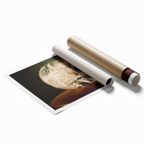 Skull with Greenery – Dark Academia Wall Art, Gothic Literature Art