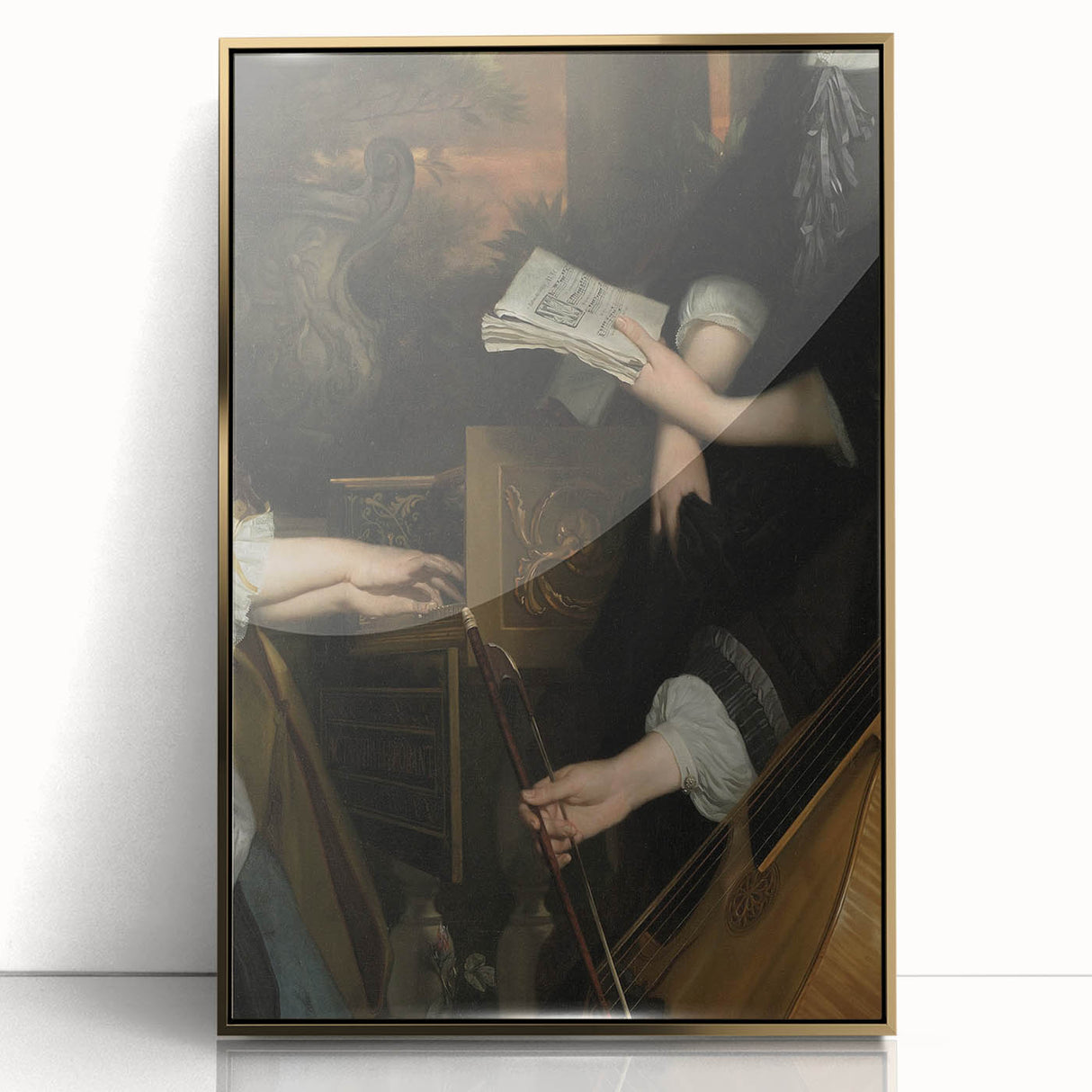 Hands Playing Instruments – Dark Academia Wall Art, Vintage Gothic Prints