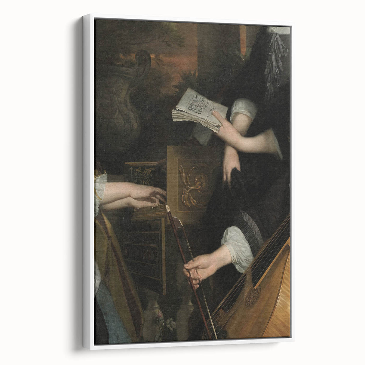 Hands Playing Instruments – Dark Academia Wall Art, Vintage Gothic Prints