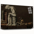 Classical Statue and Skull – Dark Academia Wall Art, Vintage Academic Prints