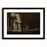 Classical Statue and Skull – Dark Academia Wall Art, Vintage Academic Prints