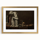 Classical Statue and Skull – Dark Academia Wall Art, Vintage Academic Prints
