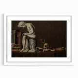 Classical Statue and Skull – Dark Academia Wall Art, Vintage Academic Prints