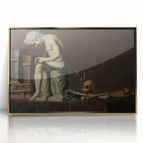 Classical Statue and Skull – Dark Academia Wall Art, Vintage Academic Prints