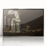 Classical Statue and Skull – Dark Academia Wall Art, Vintage Academic Prints