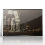 Classical Statue and Skull – Dark Academia Wall Art, Vintage Academic Prints